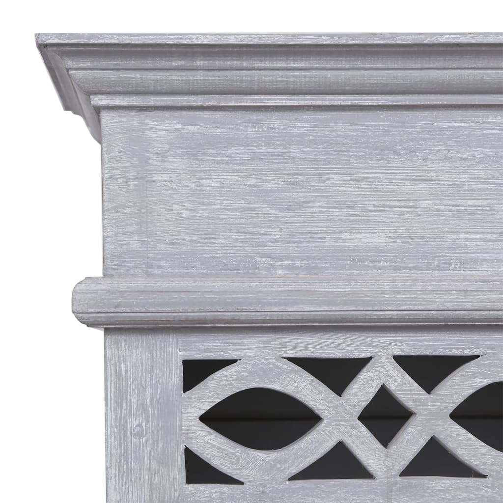 Βιτρίνα 60 x 30 x 175 εκ. από Μασίφ Μαόνι - Pakobazaar