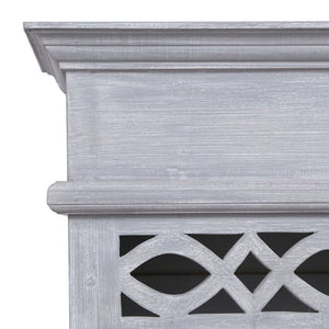 Βιτρίνα 60 x 30 x 175 εκ. από Μασίφ Μαόνι - Pakobazaar