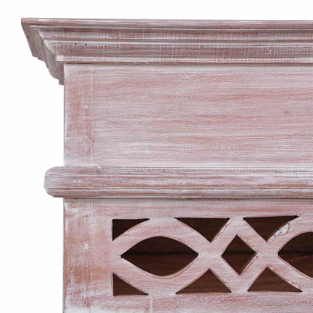 Βιτρίνα 60 x 30 x 175 εκ. από Μασίφ Μαόνι