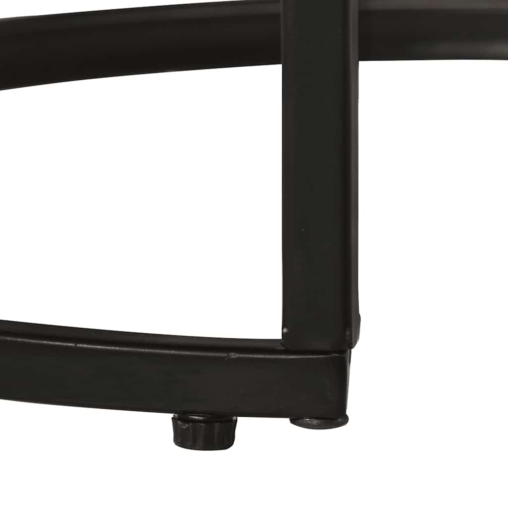 Τραπεζάκια Ζιγκόν 2 τεμ. από Μασίφ Ανακυκλωμένο Ξύλο - Pakobazaar