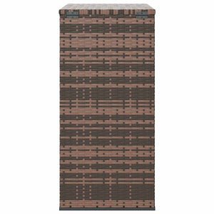 Κουτί Μαξιλαριού Κήπου Καφέ 100x49x103,5 εκ. Ρατάν Πολυαιθ.