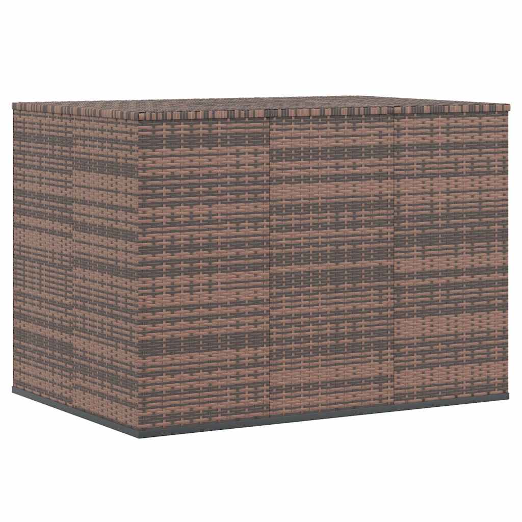 Κουτί Μαξιλαριού Κήπου Καφέ 145x100x103 εκ. Ρατάν Πολυαιθ.