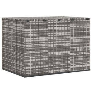 Κουτί Μαξιλαριού Κήπου Γκρι 145x100x103 εκ. Ρατάν Πολυαιθ.