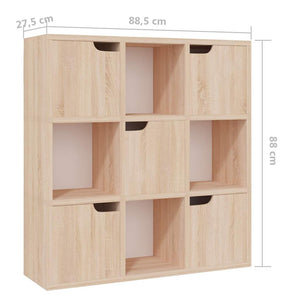 Βιβλιοθήκη Sonoma Δρυς 88,5 x 27,5 x 88 εκ. από Μοριοσανίδα