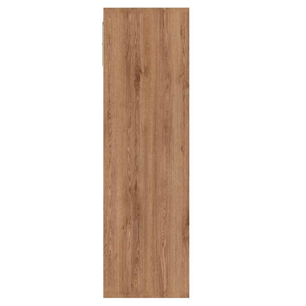 Βιβλιοθήκη Καφέ Δρυς 88,5 x 27,5 x 88 εκ. από Μοριοσανίδα