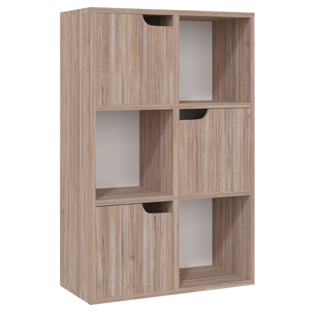 Βιβλιοθήκη Γκρι Sonoma Δρυς 60 x 27,5 x 88 εκ. από Μοριοσανίδα - Pakobazaar