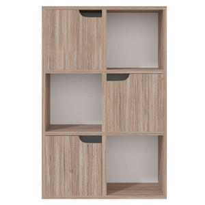 Βιβλιοθήκη Γκρι Sonoma Δρυς 60 x 27,5 x 88 εκ. από Μοριοσανίδα - Pakobazaar