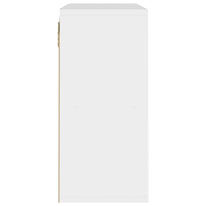 Βιβλιοθήκη Λευκή 60 x 27,5 x 59,5 εκ. από Μοριοσανίδα