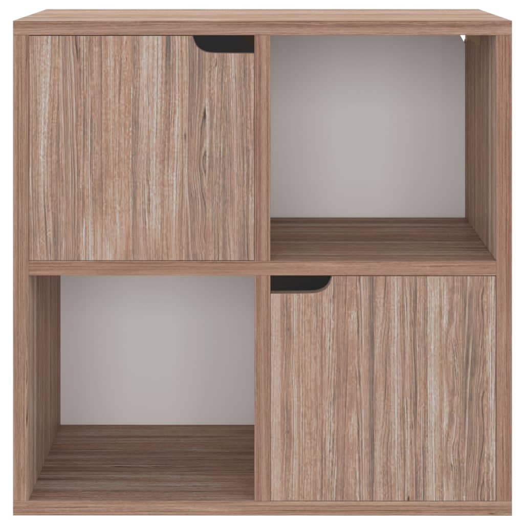 Βιβλιοθήκη Γκρι / Sonoma Δρυς 60x27,5x59,5 εκ. από Επεξ. Ξύλο - Pakobazaar
