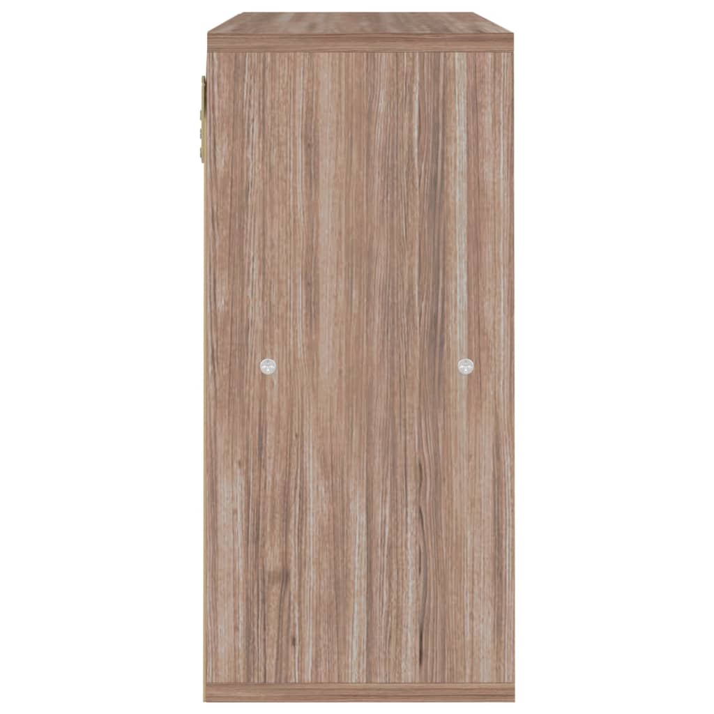 Βιβλιοθήκη Γκρι / Sonoma Δρυς 60x27,5x59,5 εκ. από Επεξ. Ξύλο - Pakobazaar