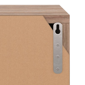 Βιβλιοθήκη Γκρι / Sonoma Δρυς 60x27,5x59,5 εκ. από Επεξ. Ξύλο