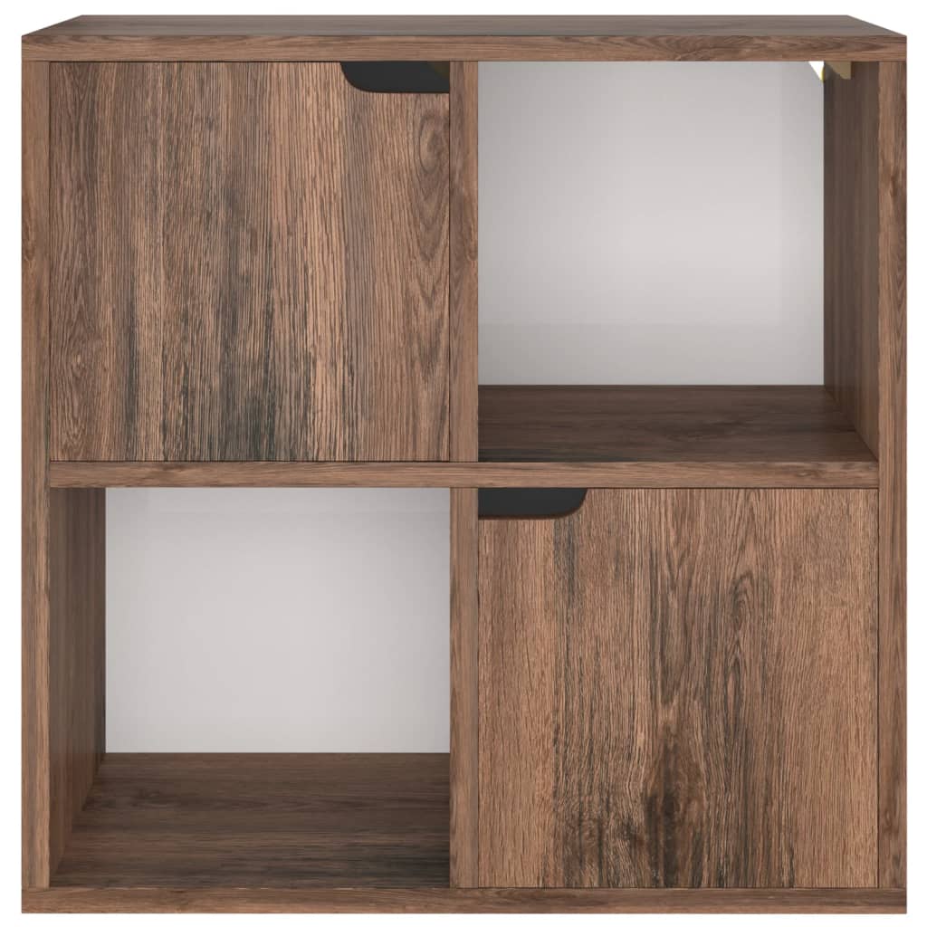 Βιβλιοθήκη Χρώμα Καπνιστή Δρυς 60 x 27,5 x 59,5 εκ. Επεξ. Ξύλο - Pakobazaar