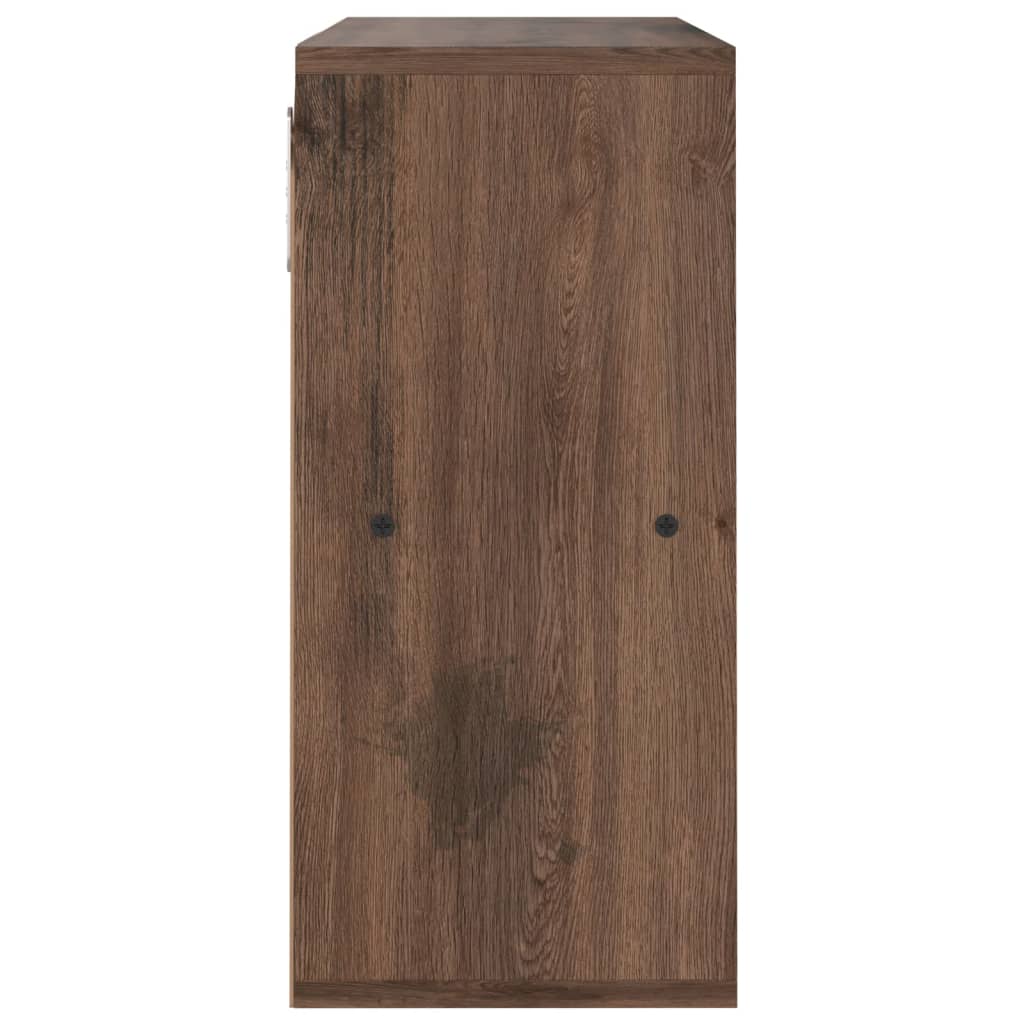 Βιβλιοθήκη Χρώμα Καπνιστή Δρυς 60 x 27,5 x 59,5 εκ. Επεξ. Ξύλο - Pakobazaar