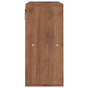 Βιβλιοθήκη Χρώμα Καφέ Δρυς 60 x 27,5 x 59,5 εκ. από Επεξ. Ξύλο - Pakobazaar