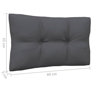 Καναπές Κήπου Διθέσιος Λευκός Μασίφ Ξύλο Πεύκου με Μαξιλάρια - Pakobazaar