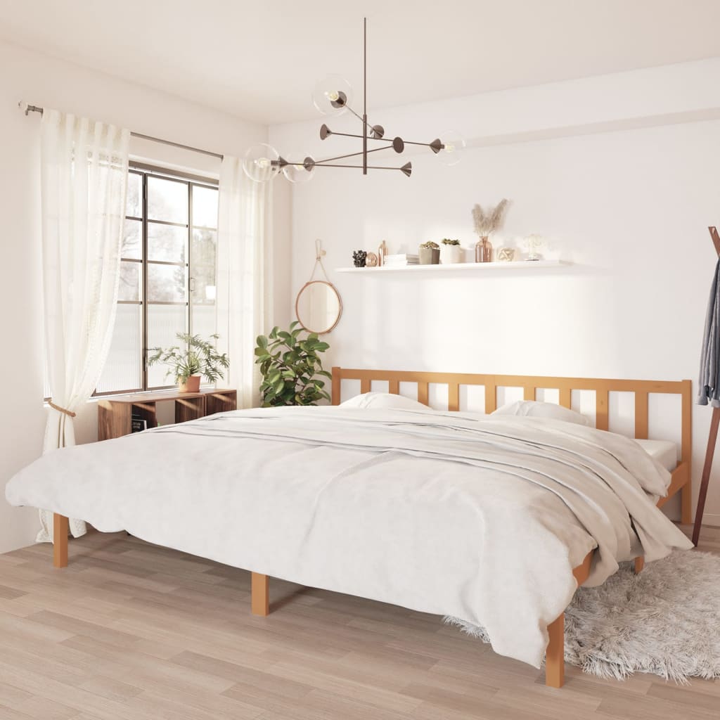 Πλαίσιο Κρεβατιού Μελί 180x200 εκ. Μασίφ Ξύλο Πεύκου Super King