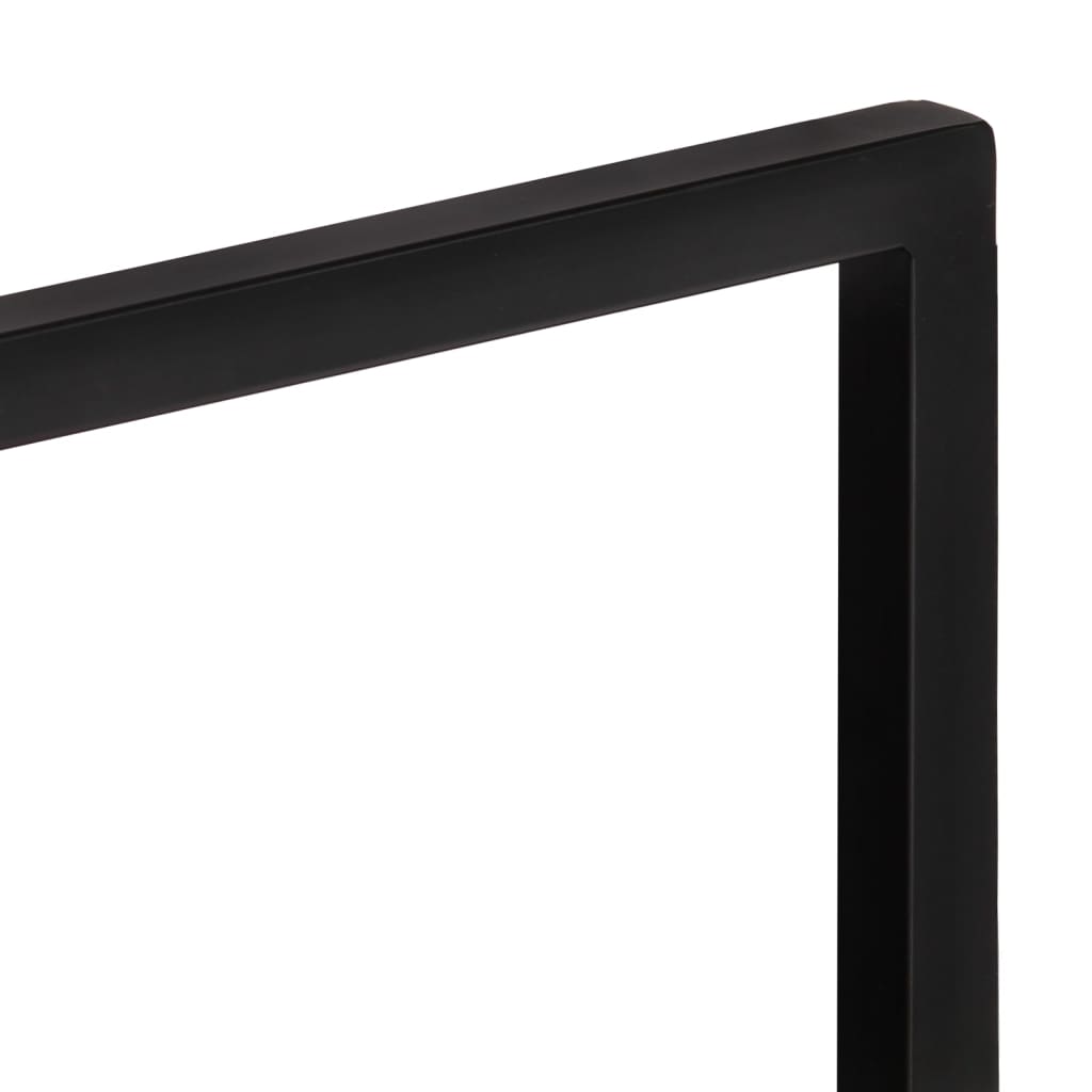 Ράφια Τοίχου 2 Τεμ. 60 x 25 x 35 εκ Μασίφ Ξύλο Ακακίας & Ατσάλι - Pakobazaar