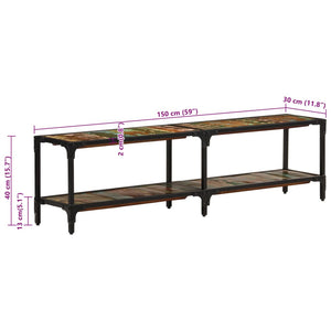 Έπιπλο Τηλεόρασης 150 x 30 x 40 εκ. από Μασίφ Ανακυκλωμένο Ξύλο