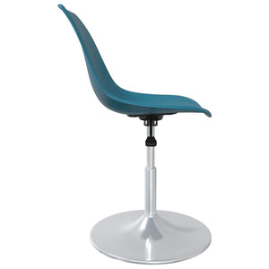 Καρέκλες Τραπεζαρίας Περιστρεφόμενες 2 τεμ Τιρκουάζ από Πολυπρ.