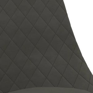 Καρέκλες Τραπεζαρίας Περιστρεφόμενες 4 τεμ. Σκ. Γκρι Βελούδινες