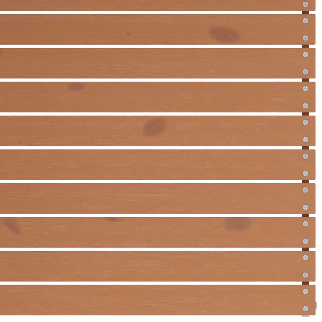 Σαλόνι Κήπου Σετ 4 Τεμαχίων Καφέ Μελί από Μασίφ Ξύλο Πεύκου - PAKOBAZAAR