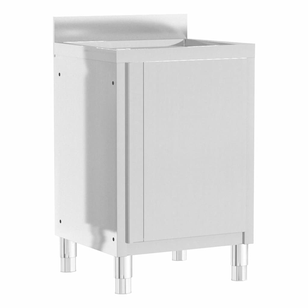 Επαγγελματικά Ντουλάπια Κουζίνας 2 τεμ. από Ανοξείδωτο Ατσάλι - Pakobazaar