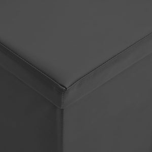 Πάγκος Αποθήκευσης Πτυσσόμενος Γκρι από PVC