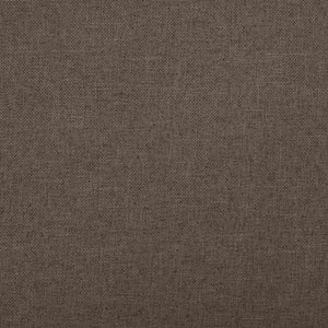 Πτυσσόμενος Πάγκος Αποθήκευσης Καφέ 76x38x38 εκ. Συνθετικό Λινό