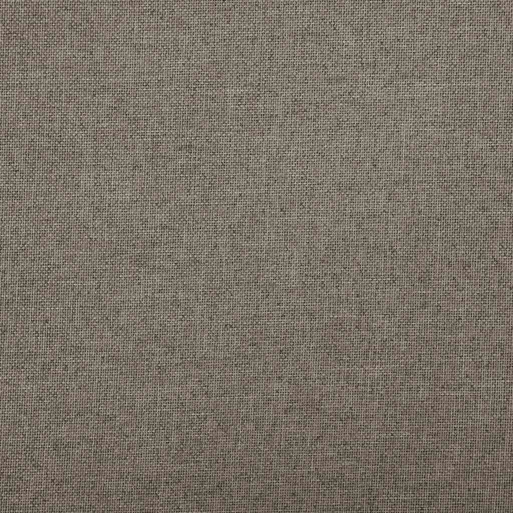 Πάγκος Αποθήκευσης Πτυσσόμενος Taupe 76x38x38 εκ Συνθετικό Λινό