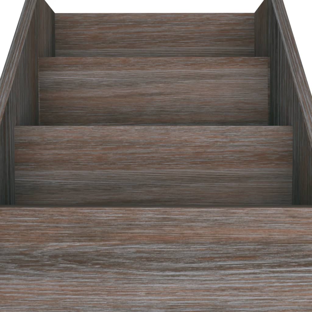 Παιδική Ραφιέρα Περ. Γκρι/Sonoma Δρυς 71x30x78,5 εκ Επεξ. Ξύλο