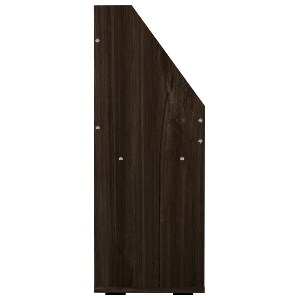 Παιδική Ραφιέρα Περιοδ. Καπνιστή Δρυς 71x30x78,5εκ Επεξ. Ξύλο
