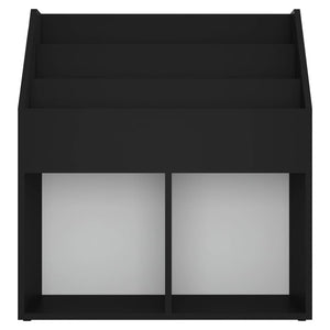 Παιδική Ραφιέρα Περιοδικών Μαύρη 71x30x78,5 εκ. από Μοριοσανίδα