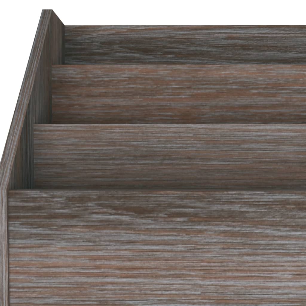Παιδική Ραφιέρα Περ. Γκρι/Sonoma Δρυς 71x30x78,5 εκ Επεξ. Ξύλο