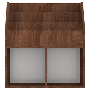 Παιδικό Ράφι Περιοδικών Καφέ Δρυς 71x30x78,5 εκ. Επεξεργ. ξύλο