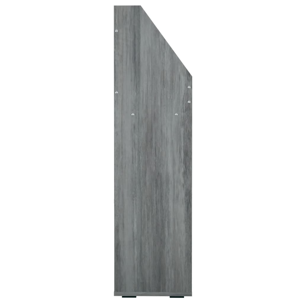 Παιδική Ραφιέρα Περιοδικών Γκρι Σκυρ. 71x30x114εκ. Επεξ. Ξύλο