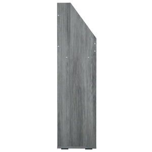 Παιδική Ραφιέρα Περιοδικών Γκρι Σκυρ. 71x30x114εκ. Επεξ. Ξύλο