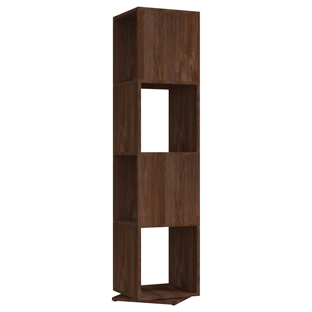Ντουλάπι Περιστρεφόμενο Καφέ Δρυς 34,5x34,5x147,5εκ Επεξ. Ξύλο