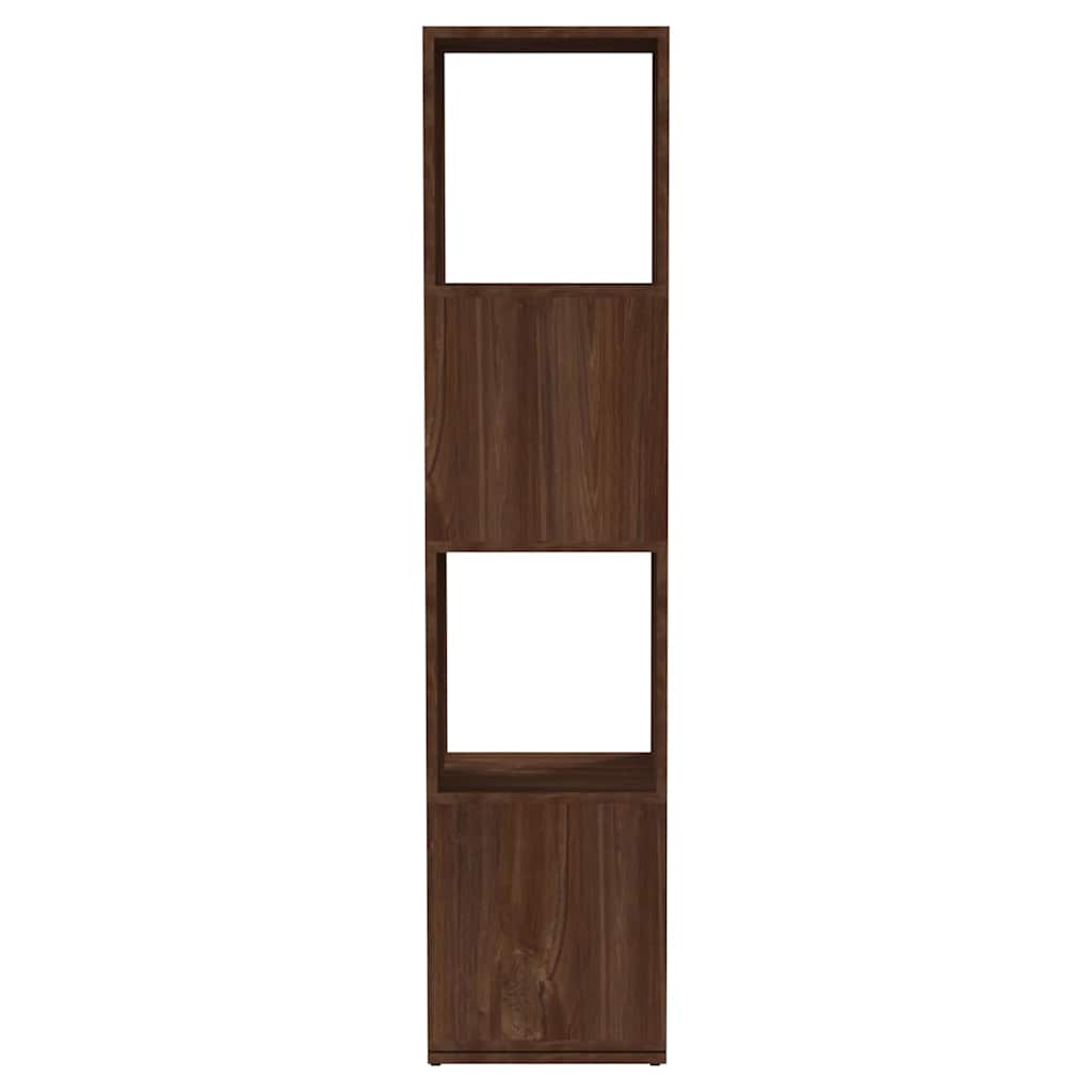Ντουλάπι Περιστρεφόμενο Καφέ Δρυς 34,5x34,5x147,5εκ Επεξ. Ξύλο