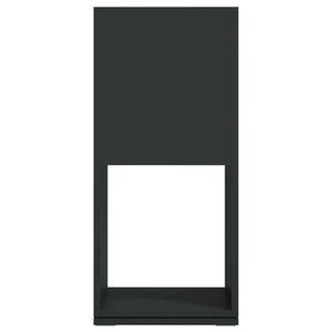 Ντουλάπι Περιστρεφόμενο Μαύρο 34,5x34,5x75,5 εκ. Επεξ. Ξύλο
