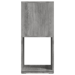 Ντουλάπι Περιστρ. Γκρι Σκυρ. 34,5x34,5x75,5 εκ. Επεξ. Ξύλο