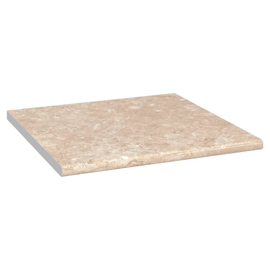 Πάγκος Κουζίνας Μπεζ με Υφή Μαρμάρου 60x60x2,8 εκ Μοριοσανίδα