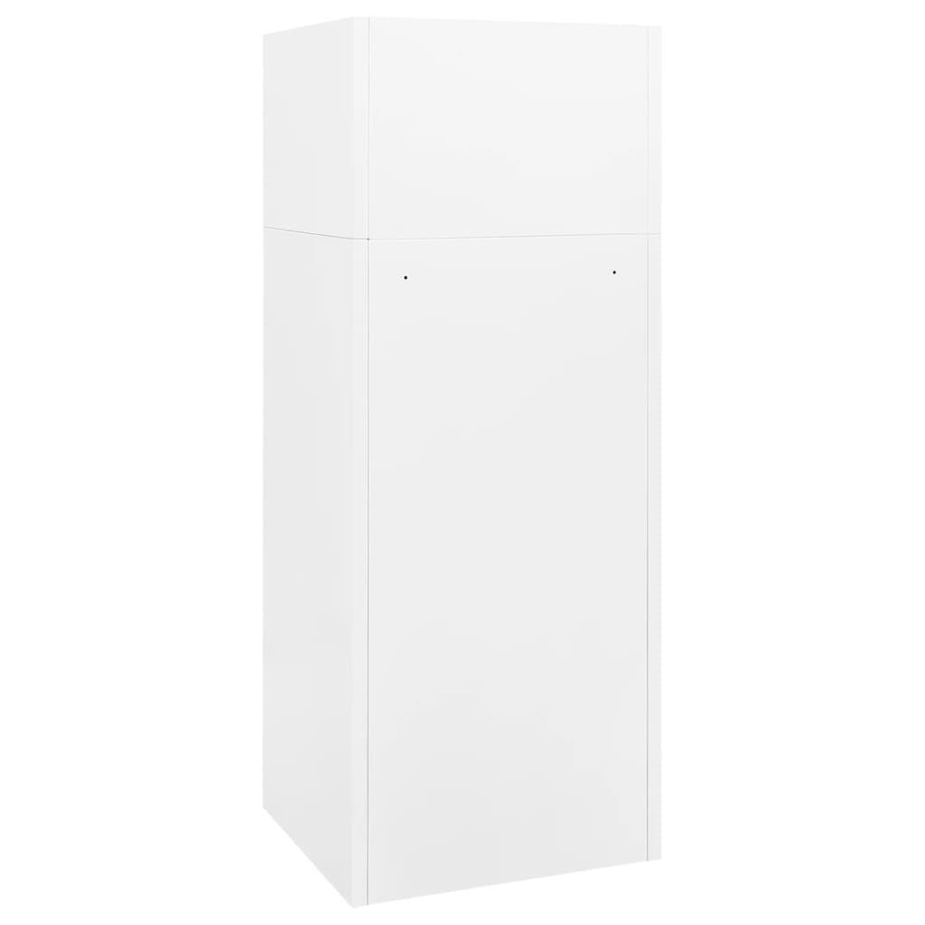 Ντουλάπα για Σέλα Λευκό 53 x 53 x 140 εκ. Ατσάλινο - Pakobazaar