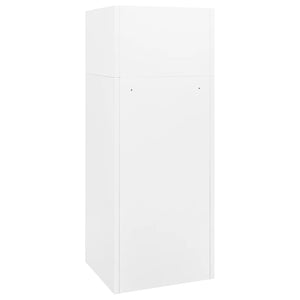Ντουλάπα για Σέλα Λευκό 53 x 53 x 140 εκ. Ατσάλινο - Pakobazaar