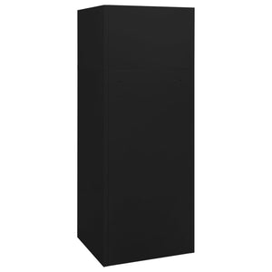 Ντουλάπα για Σέλα Μαύρη 53 x 53 x 140 εκ. Ατσάλινη