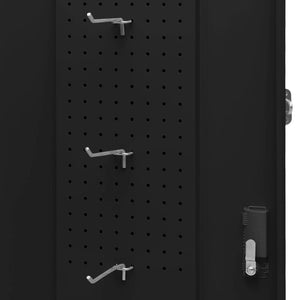 Ντουλάπα για Σέλα Μαύρη 53 x 53 x 140 εκ. Ατσάλινη