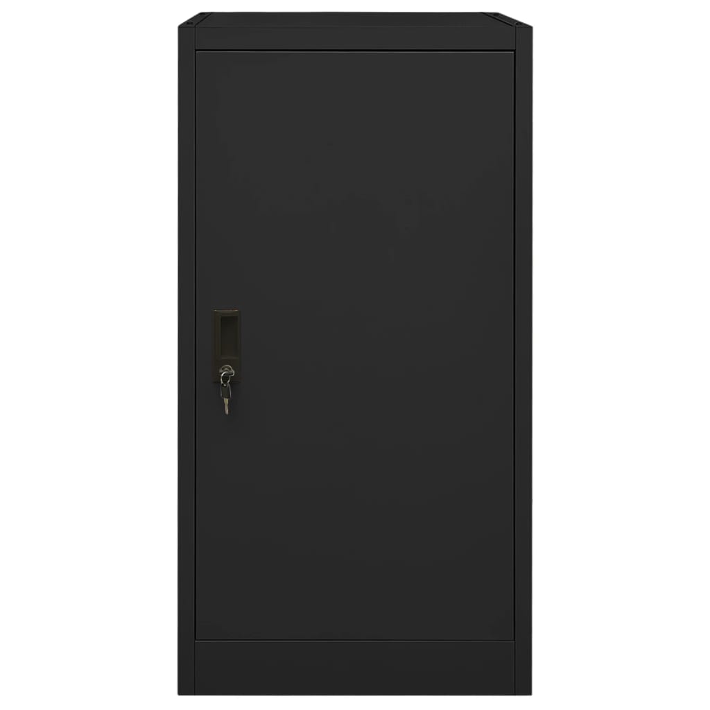 Ντουλάπα για Σέλα Μαύρη 53 x 53 x 105 εκ. Ατσάλινη