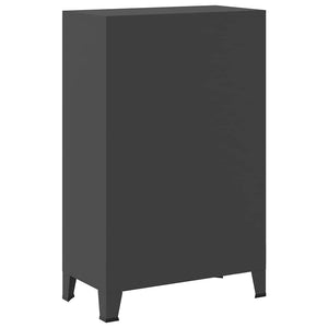 Ντουλάπα Βιομηχανική Ανθρακί 67 x 35 x 107 εκ. Ατσάλινη