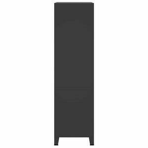 Ντουλάπα Βιομηχανική Μαύρη 90 x 50 x 180 εκ. Μεταλλική - Pakobazaar