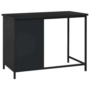 Βιομηχανικό Γραφείο με Συρτάρια Μαύρο 105x52x75 εκ. Ατσάλινο