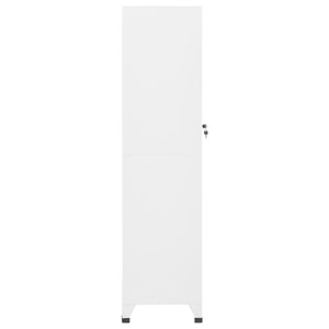 Φοριαμός Λευκός 38 x 45 x 180 εκ. Ατσάλινος